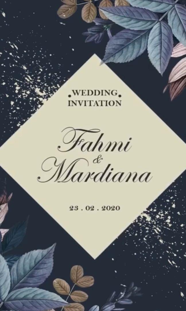 Digital Video Wedding Invitation Design Craft Art Prints On