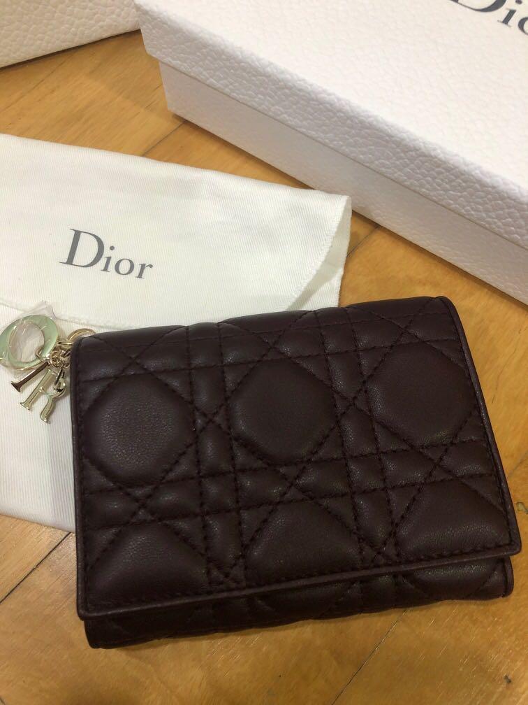Lady dior shop medium wallet