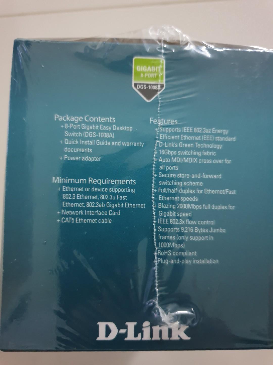 DLink switch (Category: Nintendo) located in Singapore. Submitted by skyline168 (Listing ID 276917945, Image 3). Description: .