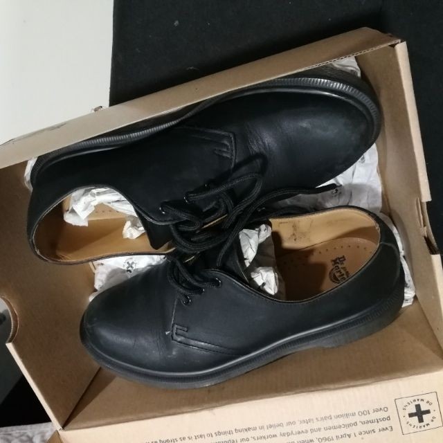 Dr Marten Shoe 1461 PW Black Greasy UK5 Men s Fashion Footwear
