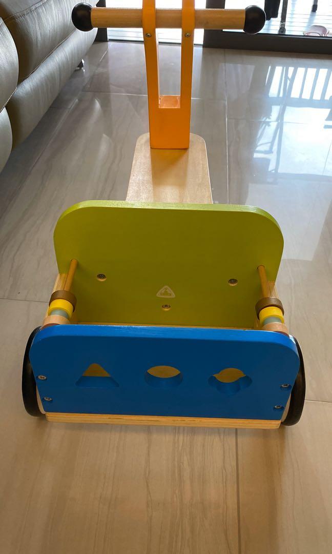 ELC Wooden Trike and Trailer Babies Kids Infant Playtime on Carousell
