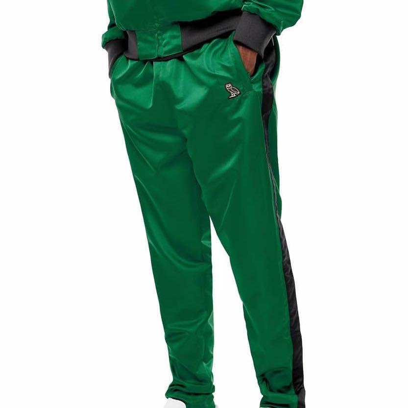 Velour Track Pants - Emerald Green – MILFDAD