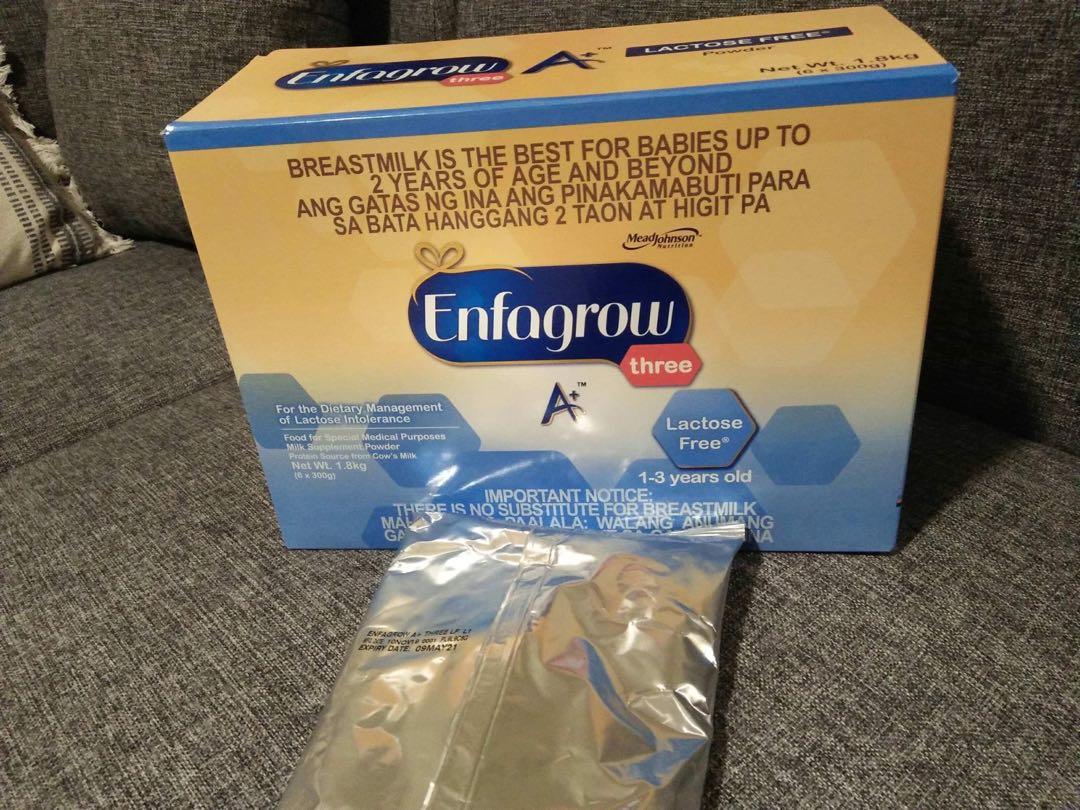 enfagrow lactose free milk