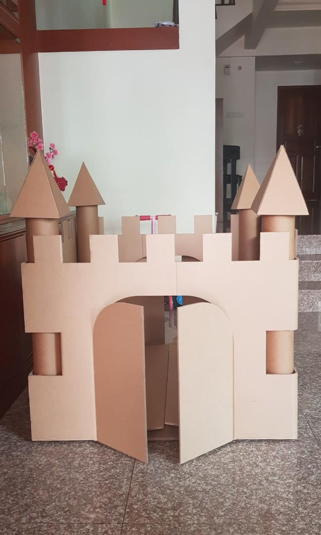 Frozen Cardboard Castle with Doors