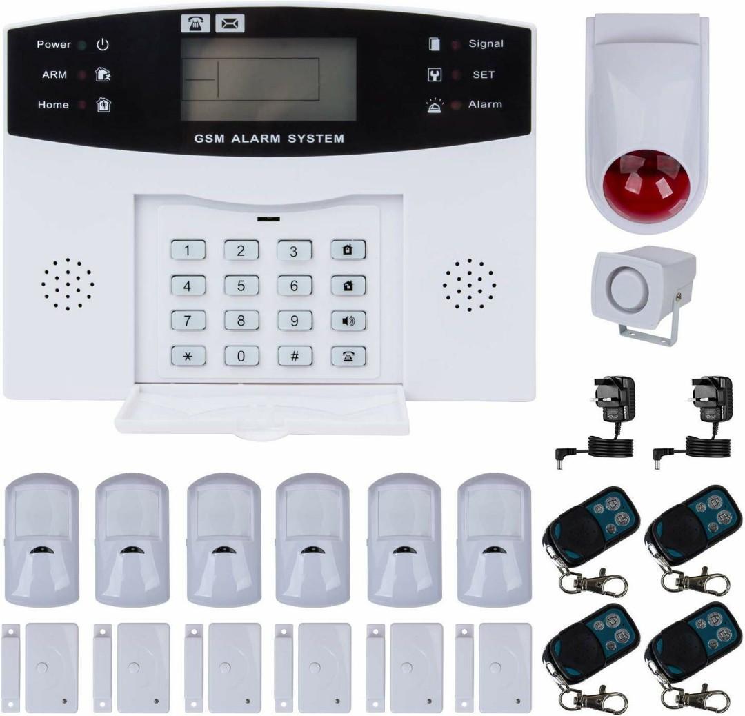 House Alarm, Discoball GSM Home Alarm System Wireless Auto Dial Intruder  Alarm with Remote Controller, PIR Motion Sensor, Door/Window Detector,  Furniture  Home Living, Security  Locks, Security Systems  CCTV Cameras