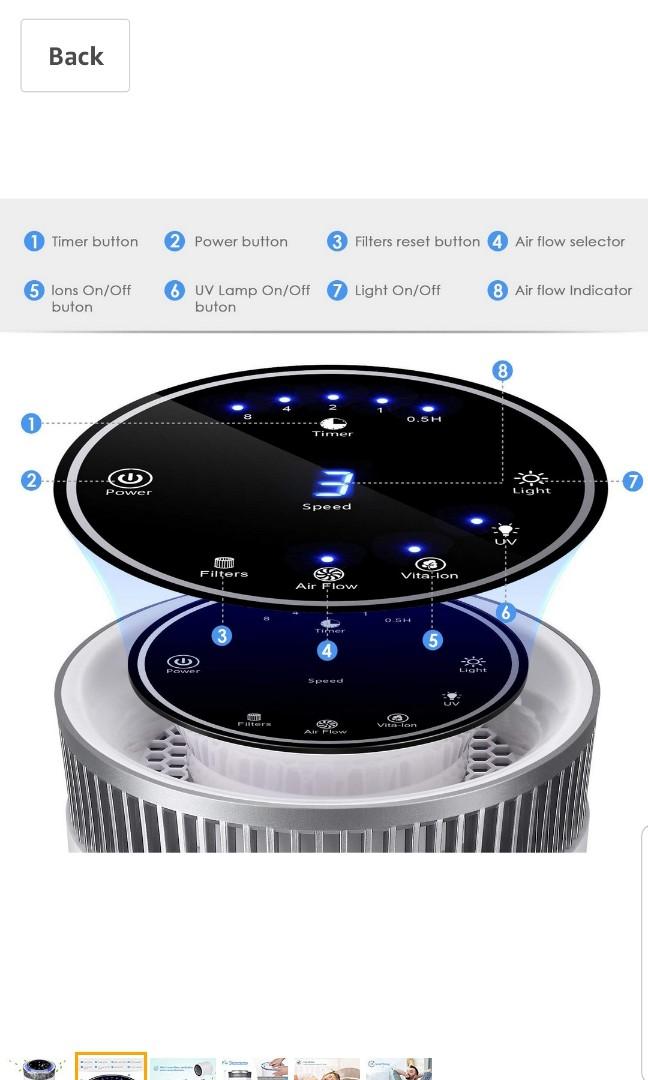 Intey fresh life 360 air purifier sale