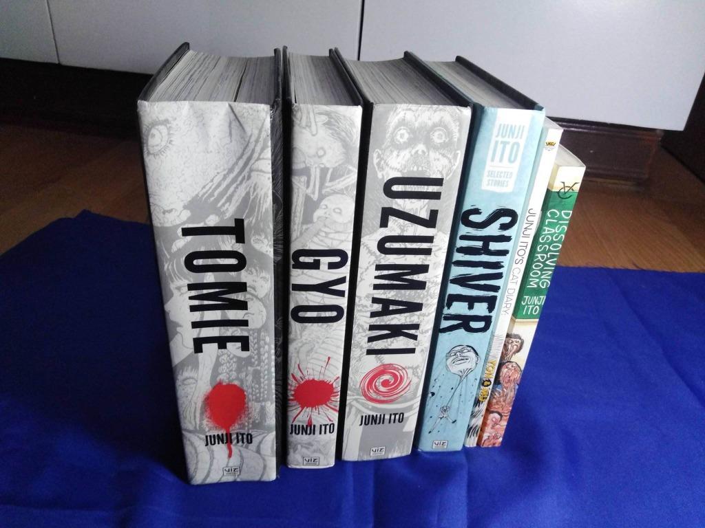 Junji Ito S Tomie Gyo Uzumaki Shiver Yon And Mu Dissolving Classroom Books Comics Manga On Carousell