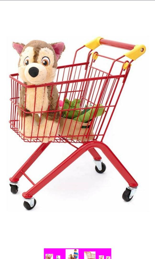 child grocery cart metal