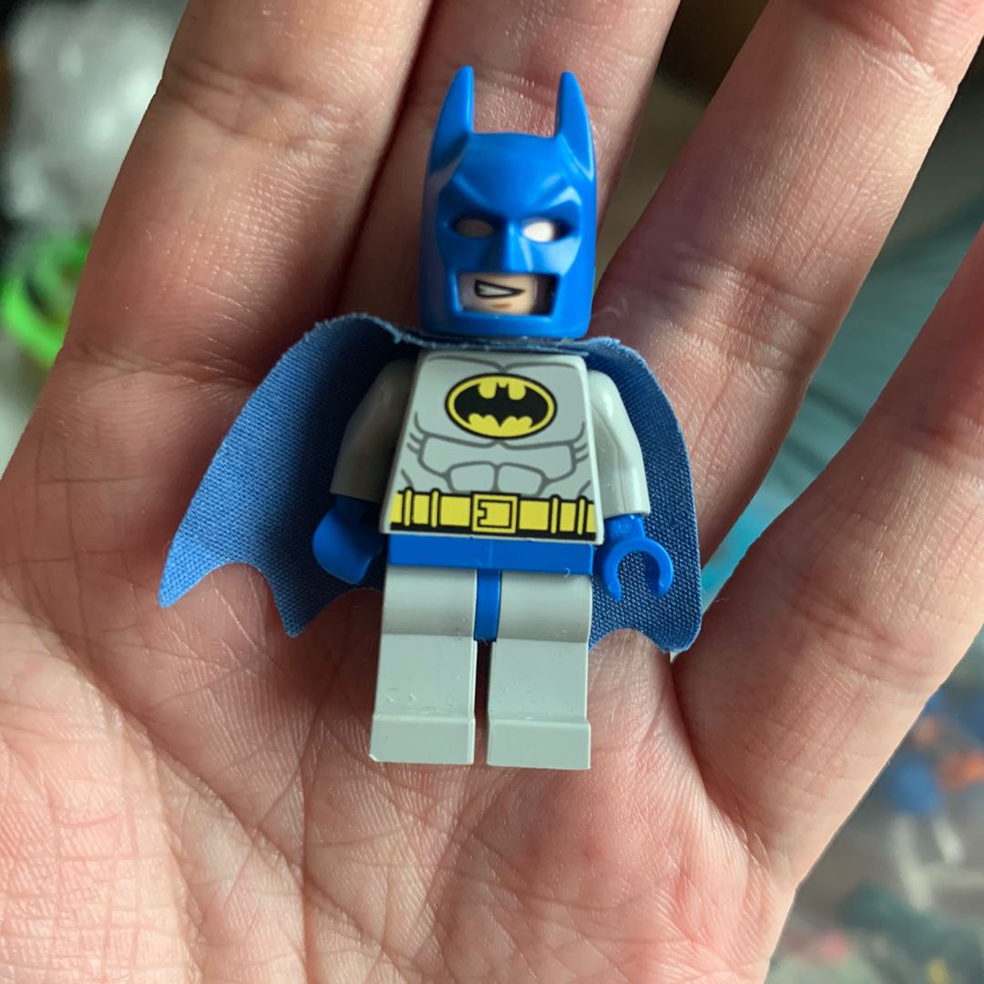 Lego Batman Light Blue cowl + cape, Hobbies & Toys, Toys & Games on  Carousell
