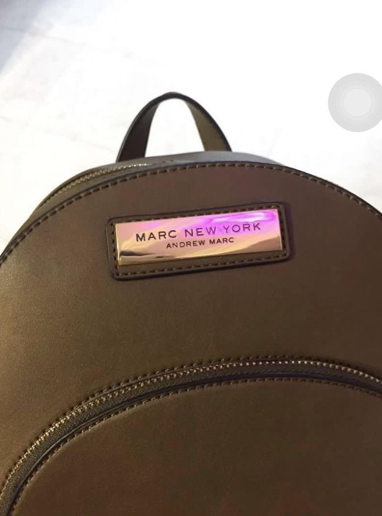 Marc New York by Andrew Marc Olive Backpack