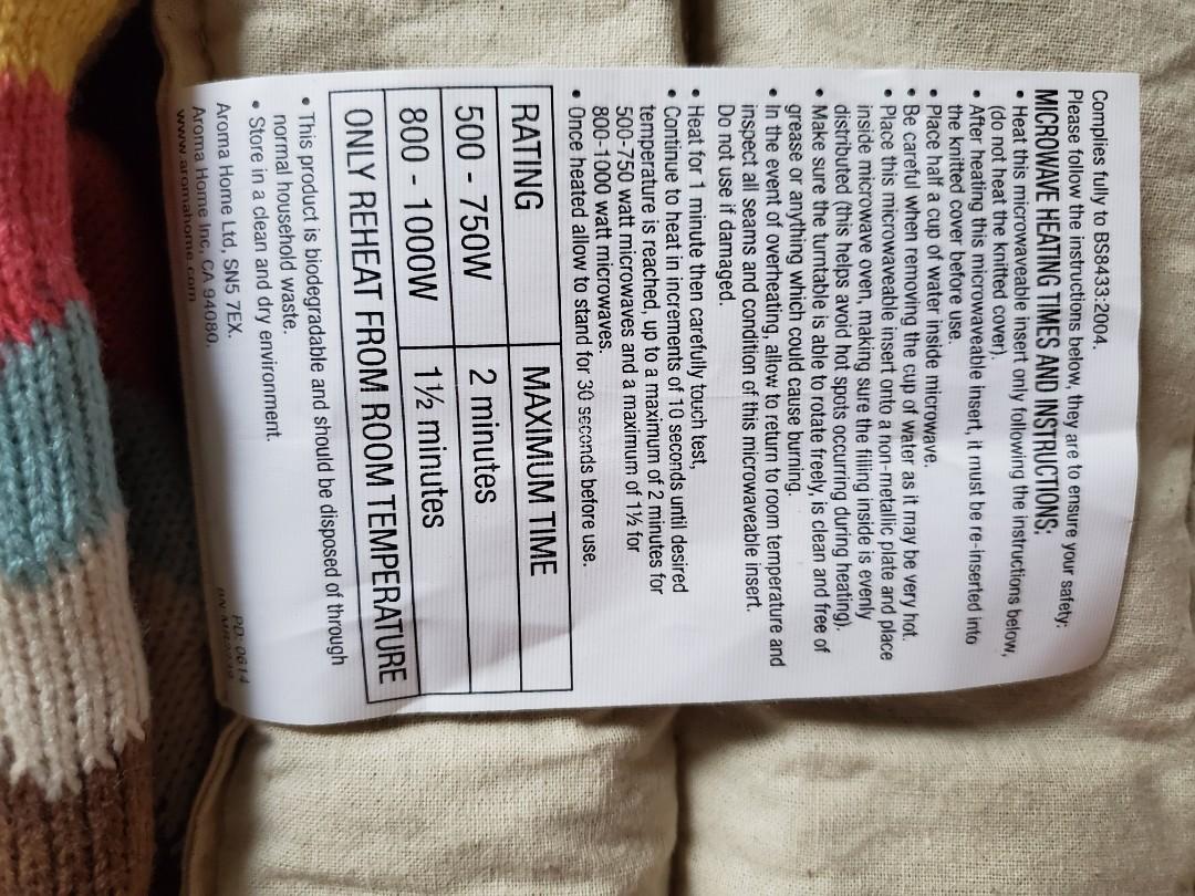 microwaveable bean bag heater, Babies & Kids, Baby Nursery & Kids