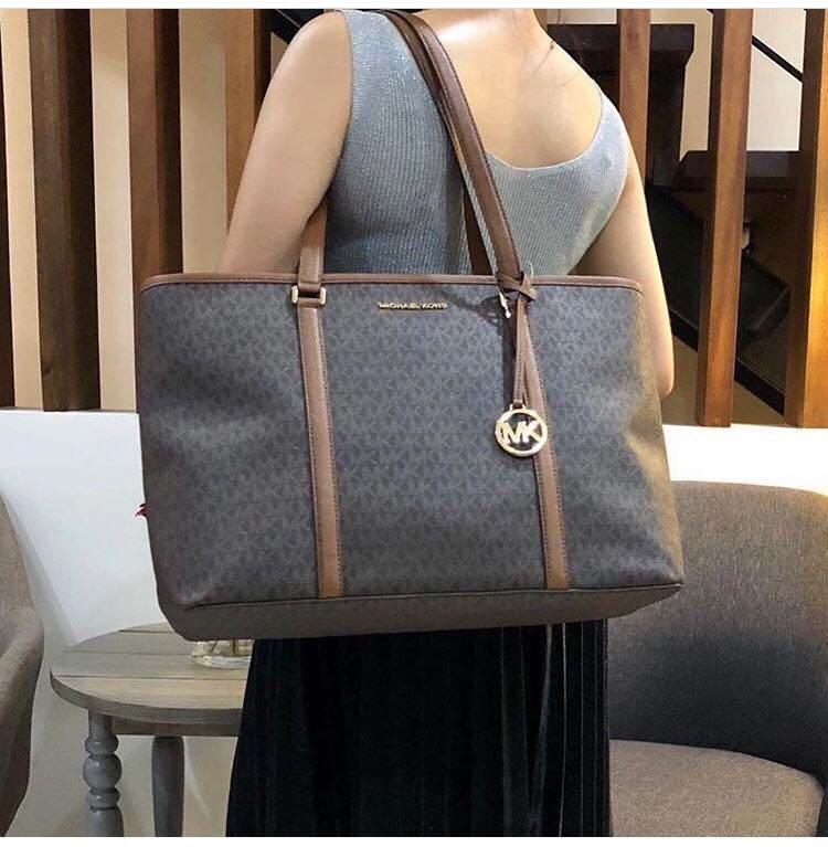 mk laptop tote