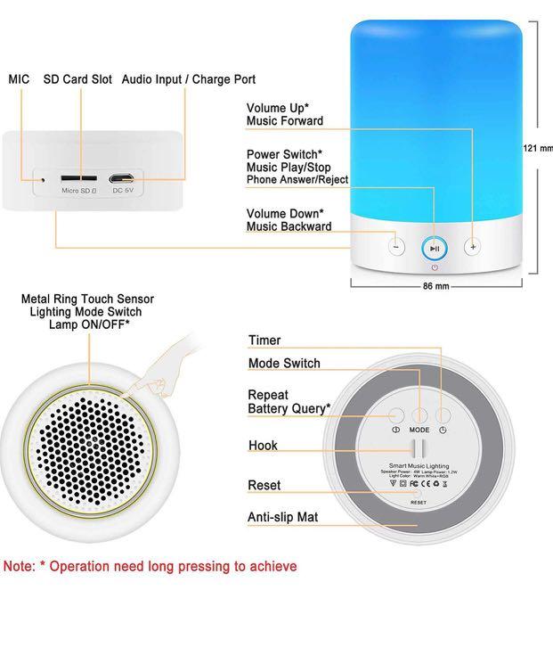 mr cool bedside lamp