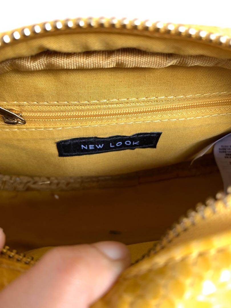 new look yellow bag
