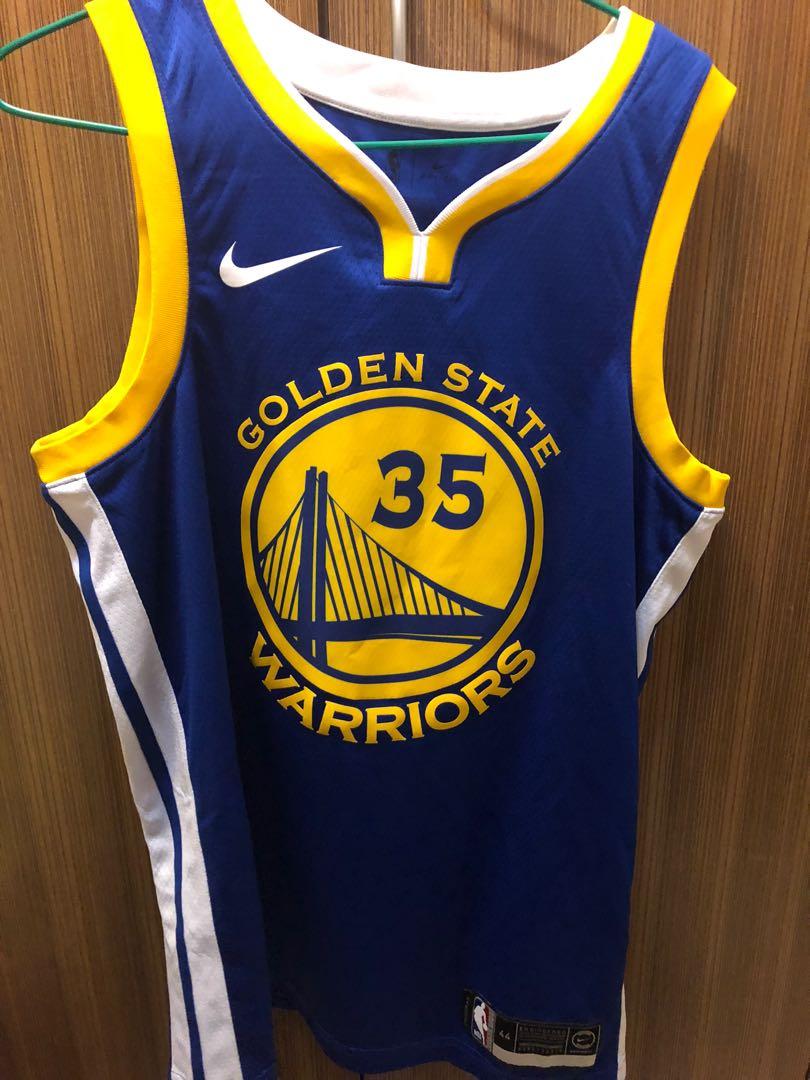 Nike Kevin Durant Jersey size:44 KD 勇士隊球衣, Men's Fashion ...