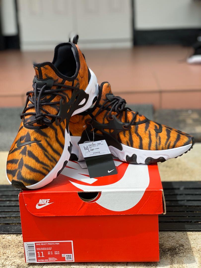 nike shoes tiger print