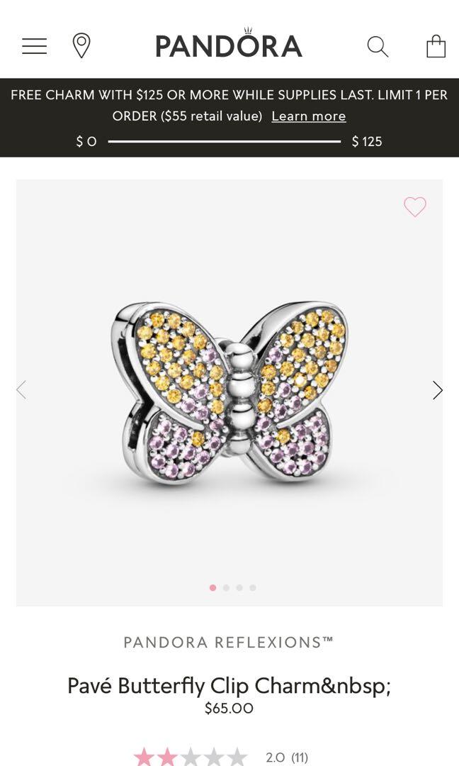 Pandora Reflexions™ Mesh Bracelet plus 2 charm (Category: Bracelets) located in Dasmarinas. Submitted by berrylove_preloved (Listing ID 276855985, Image 2). Description: Bought in US (saint. Martin) Last month. 📍Pandora Reflexions™ Mesh Bracelet $65.00 📍Pavé Butterfly Clip Charm&nbsp; $65.00 📍Safety Chain Clip Charm $55.00 Total of 9,546 in php Selling low for olny ‼️7k free shipping..