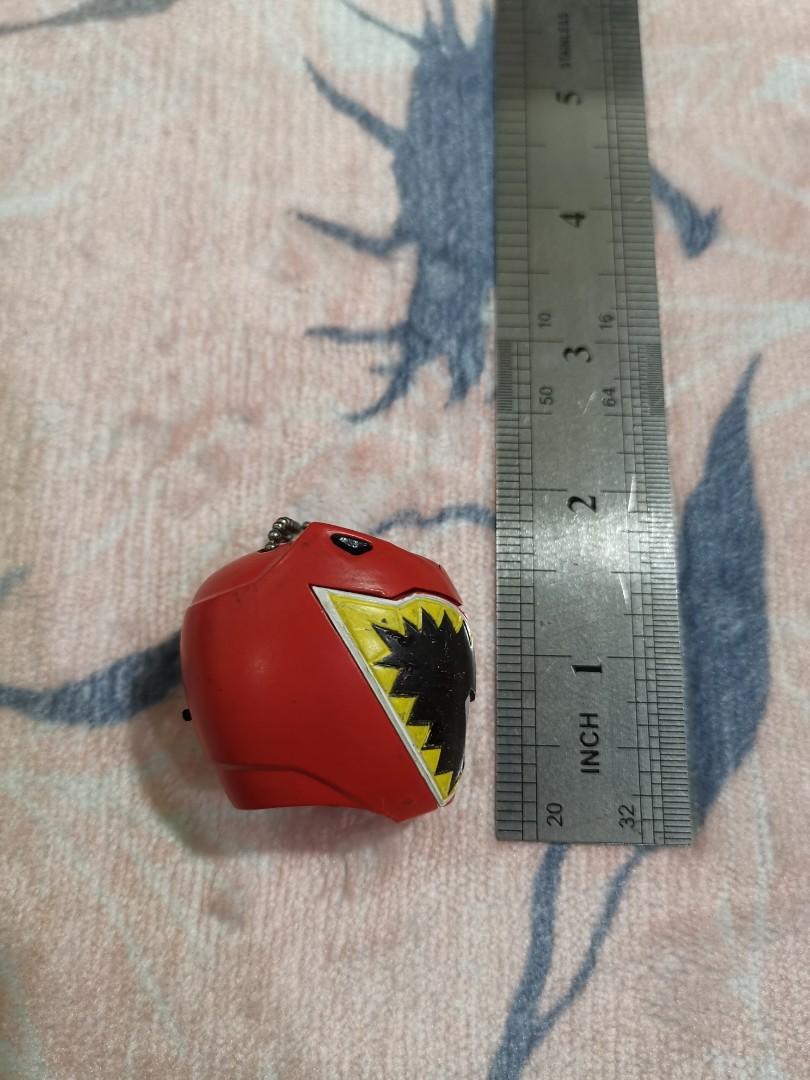 Power Rangers Dino Charge - Red Ranger head keychain, Hobbies & Toys ...
