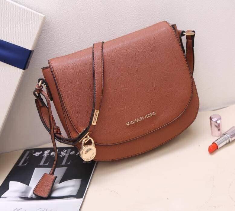 Mk sling new arrivals bag brown