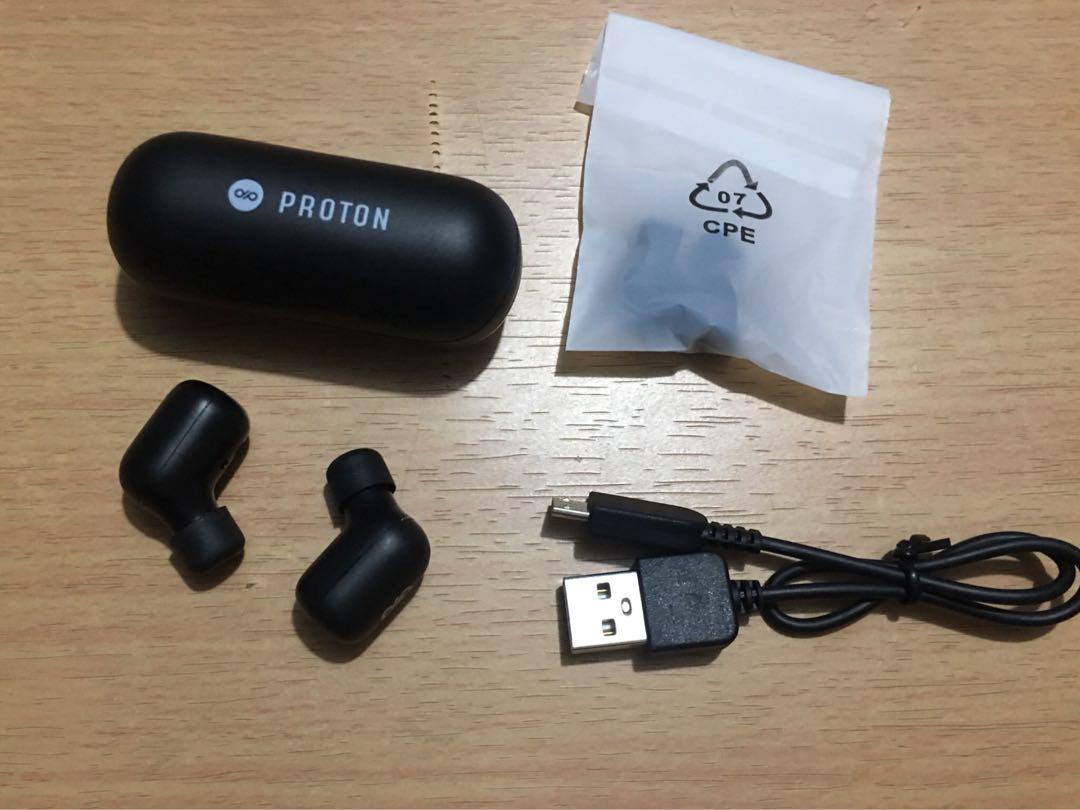 Proton True Wireless Stereo Earbuds (Bluetooth), Audio, Earphones on ...