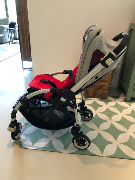 Red Bugaboo Bee Plus Bassinet and Cocoon. Babies Kids Going Out Strollers on Carousell