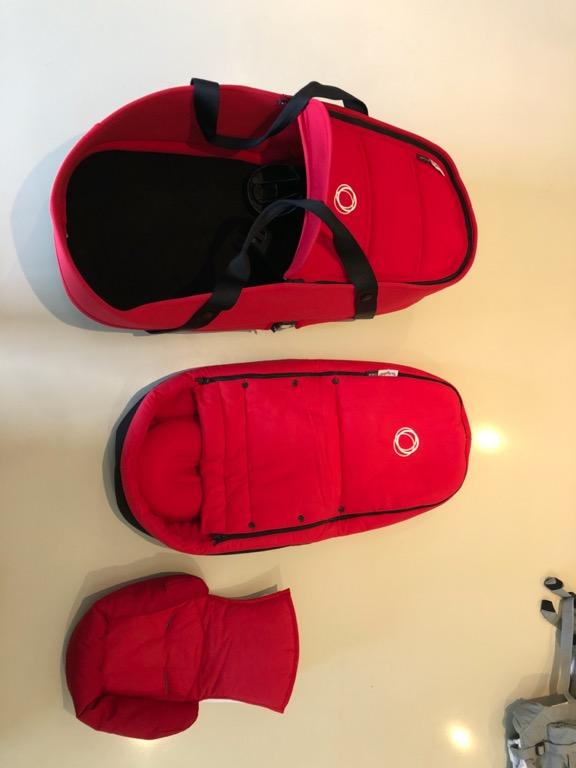 Red Bugaboo Bee Plus Bassinet and Cocoon. Babies Kids Going Out Strollers on Carousell
