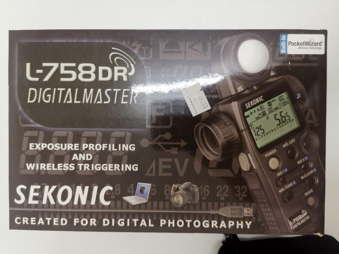 Sekonic L758DR Digital Master Light Meter, Photography, Photography Accessories, Lighting