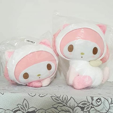 my melody cat plush