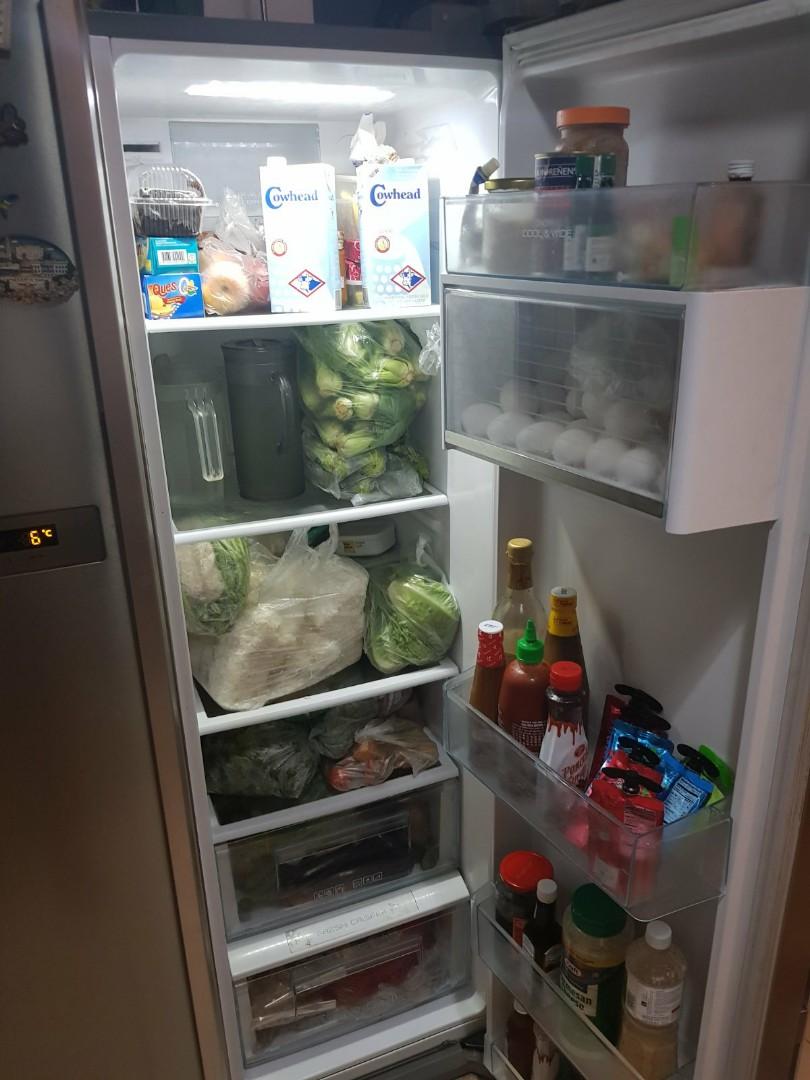 Sharp Side by Side Refrigerator, TV & Home Appliances, Kitchen