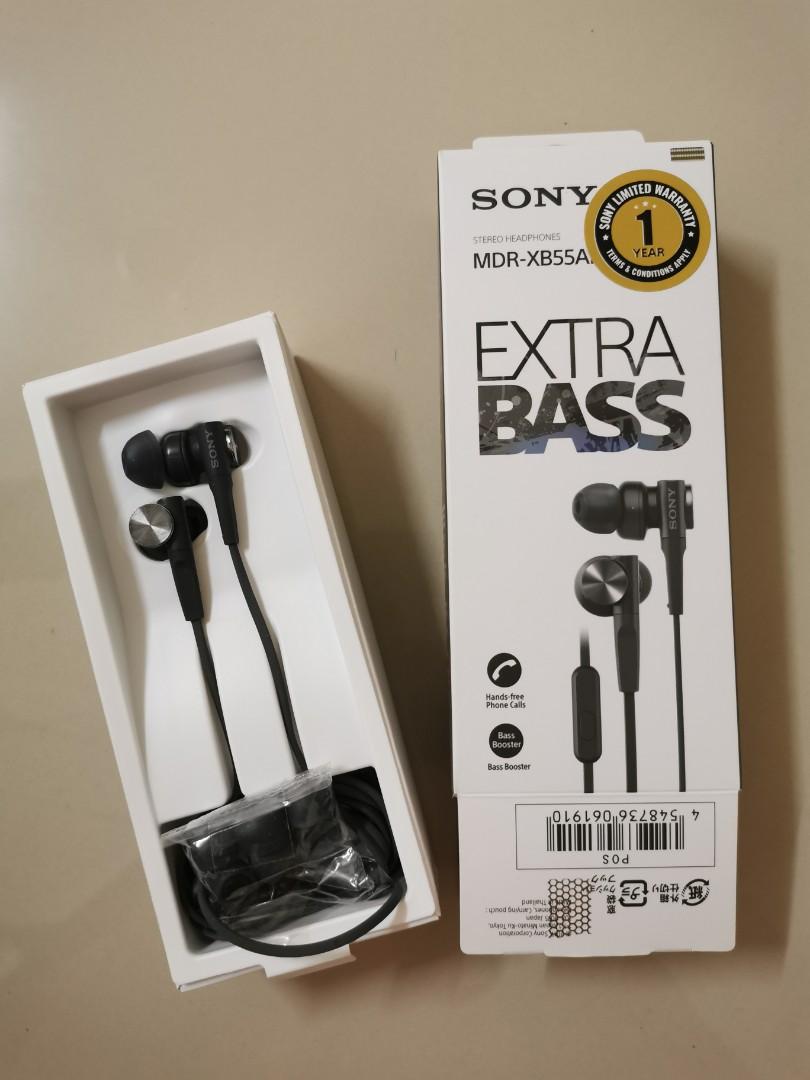 Sony hotsell earphones xb55ap