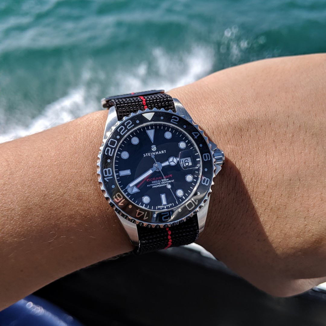 Steinhart ocean 39 store gmt black ceramic