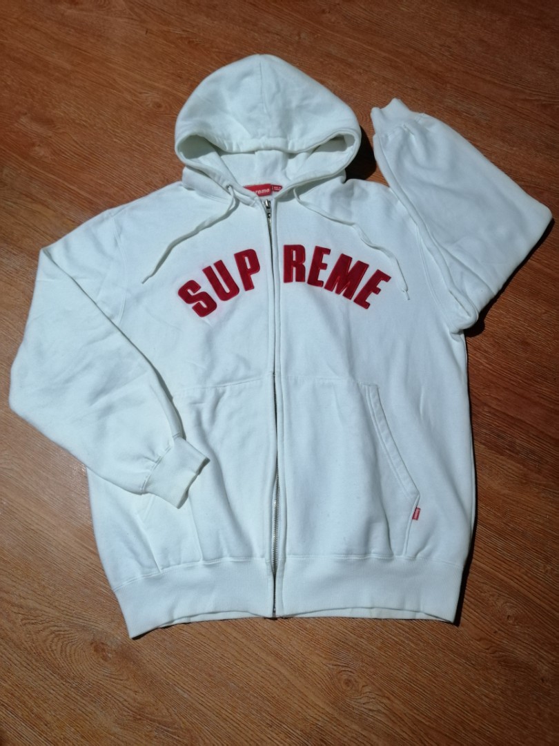 supreme full zip hoodie