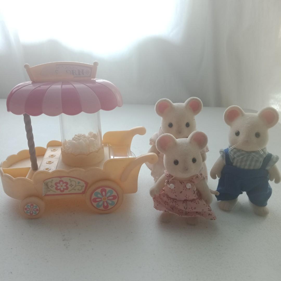 sylvanian popcorn cart