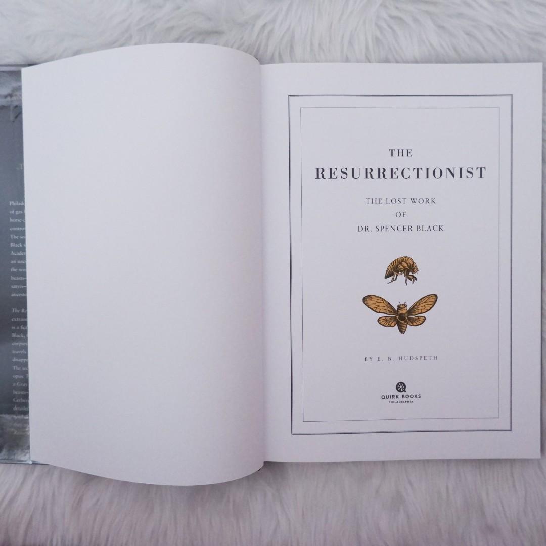 The Resurrectionist The Lost Work Of Dr Spencer Black By Eb