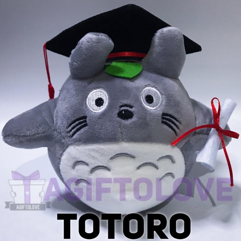 totoro graduation plush