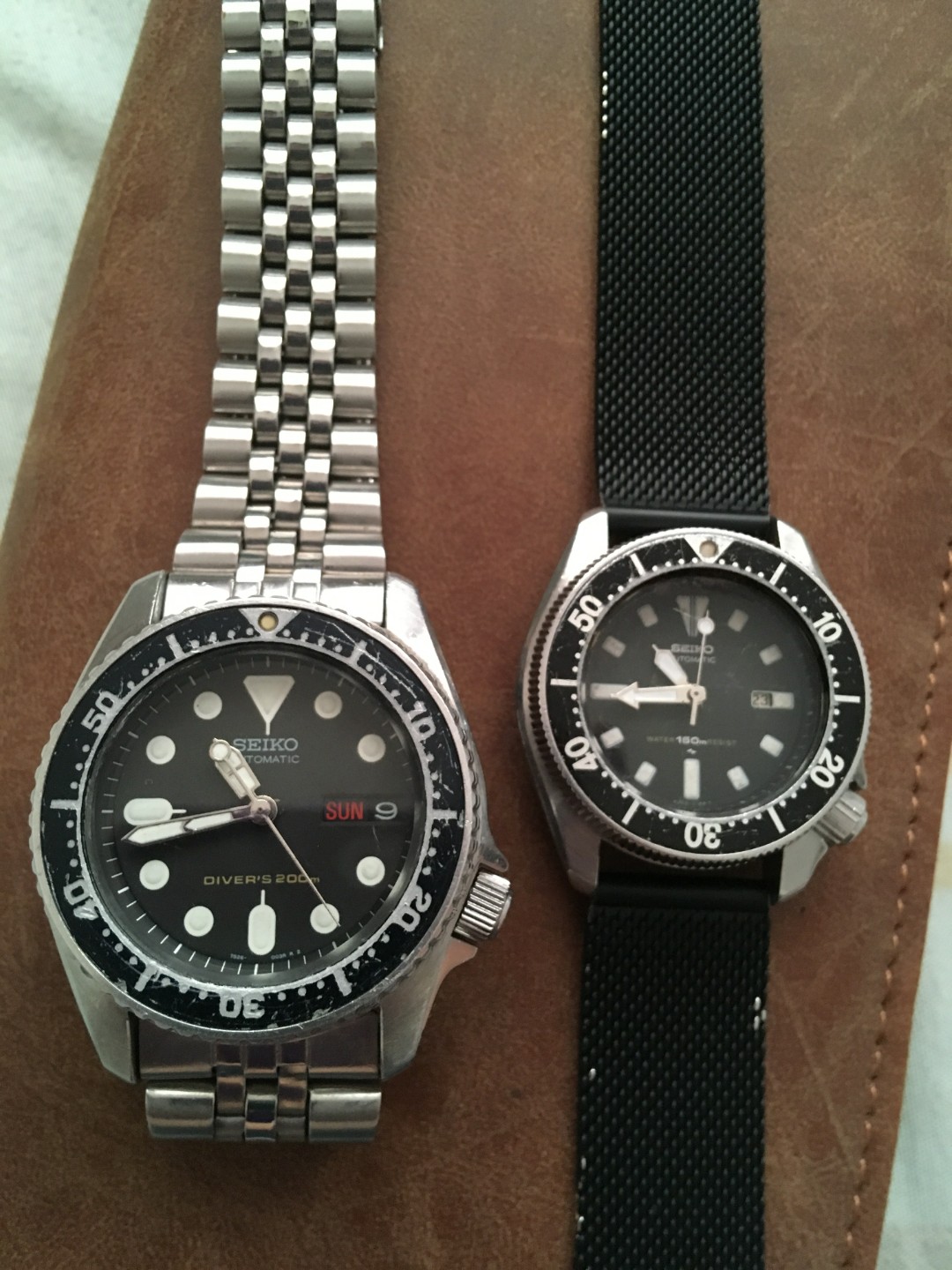 Two 1990s Vintage Seiko Midsize Diver Scuba and Lady Divers Watch, Luxury,  Watches on Carousell