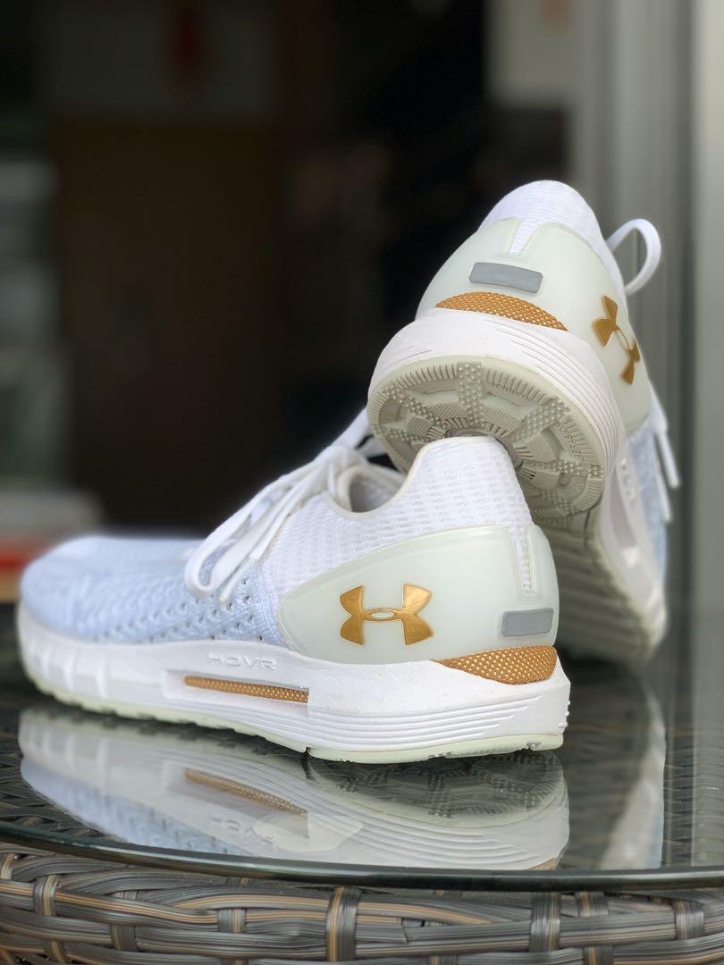 Ua hovr sonic white and cheap gold