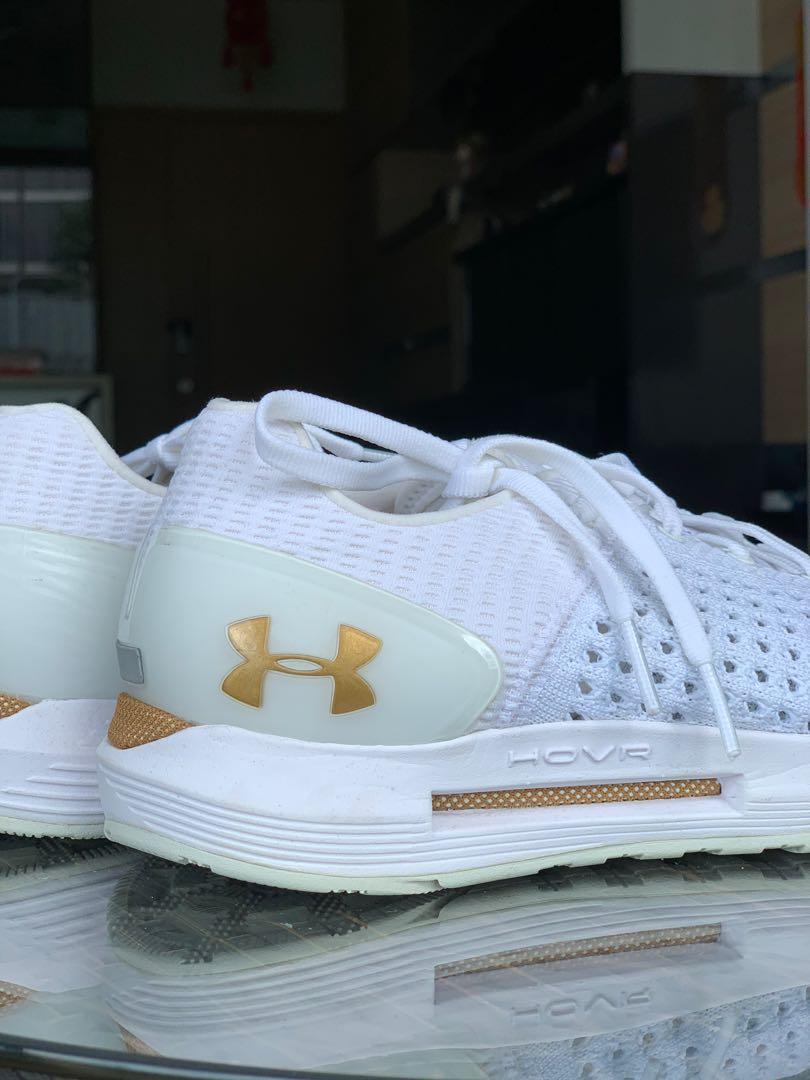 Under Armour HOVR Sonic Running Shoes White Gold