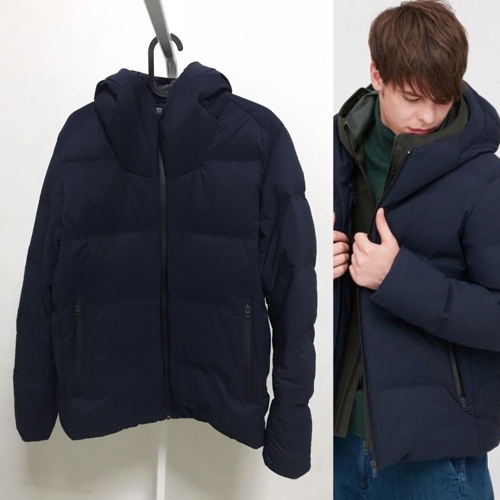 men seamless down parka