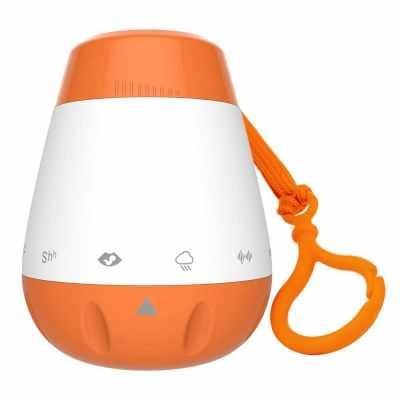 USB Rechargeable Portable Baby Sleep Sound Machine 6 Soothing Sounds Shush White Noise Lullaby Voice Sensor Activation Sleep Soother