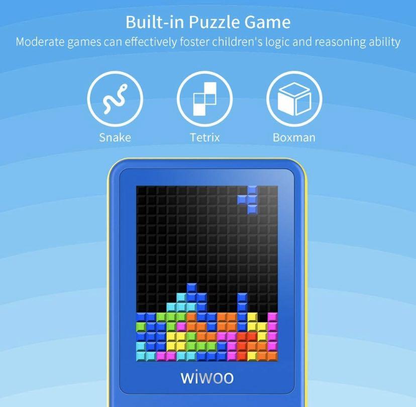 Wiwoo B4 8GB Kids MP3 Players with Game for Children,Portable Cute