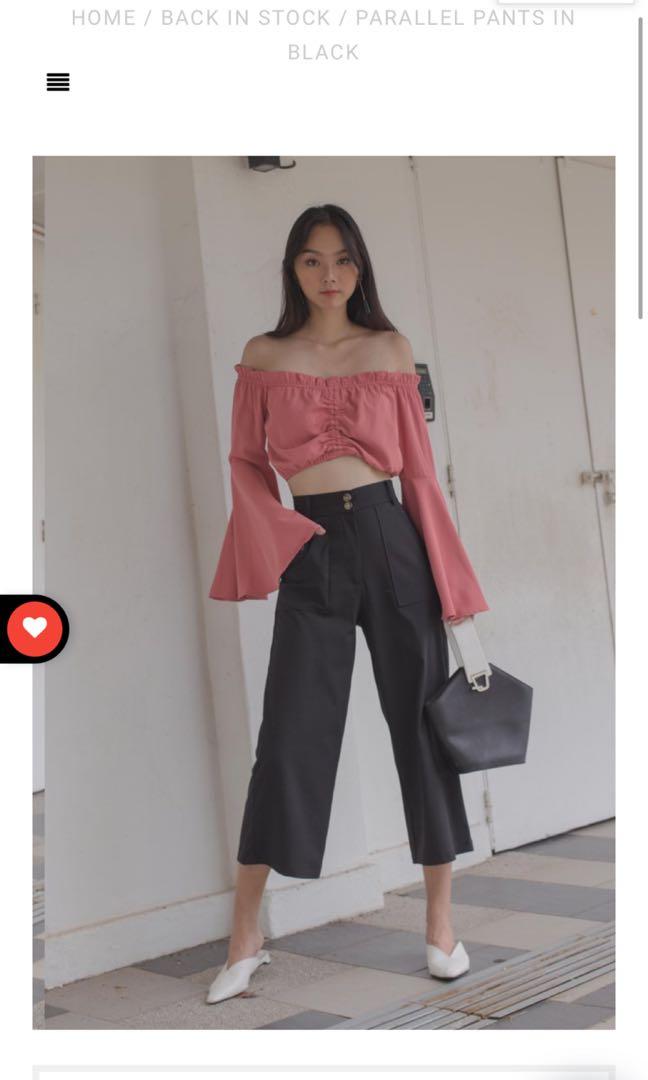 parallel pants jeans