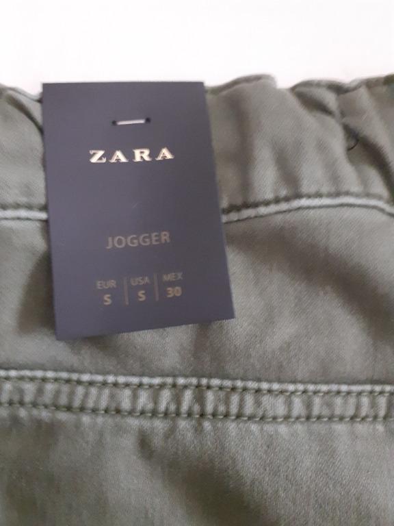 ZARA Soft Denim Cargo Pants, Men's Fashion, Bottoms, Trousers on