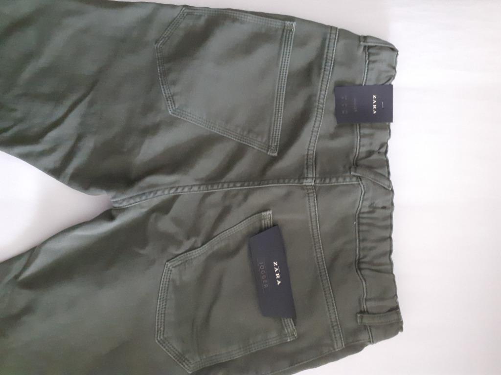 ZARA Soft Denim Cargo Pants, Men's Fashion, Bottoms, Trousers on