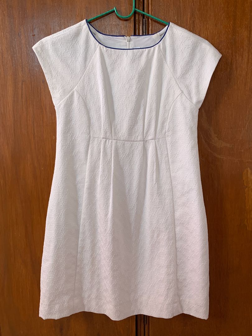 zara kids white dress