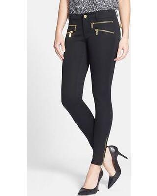 Michael kors pants womens silver discount