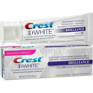 ✔INSTOCK! Value Deal! Crest 3D White Brilliance Whitening Toothpaste Toothbrush Travel Size Tester