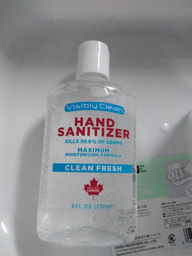 Visibly clean cheap hand sanitizer