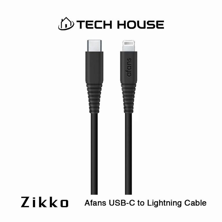 Afans By Zikko USBC to Lightning Cable, Computers & Tech, Parts