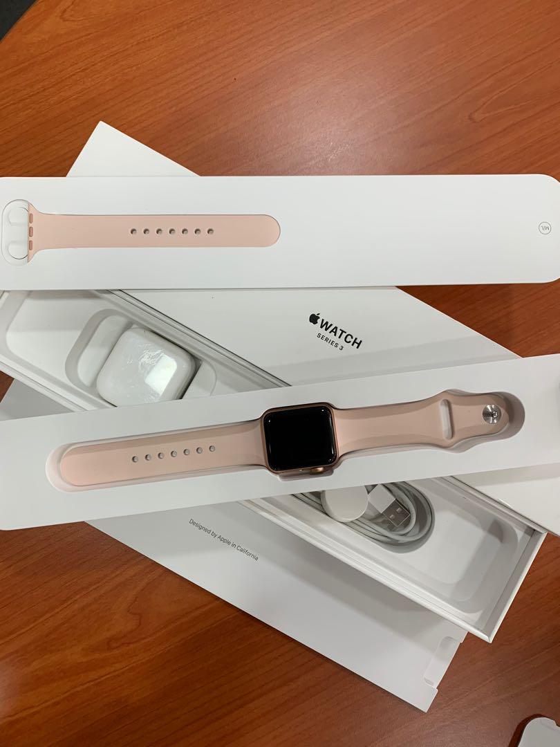 Apple watch s3 gold 38mm hotsell
